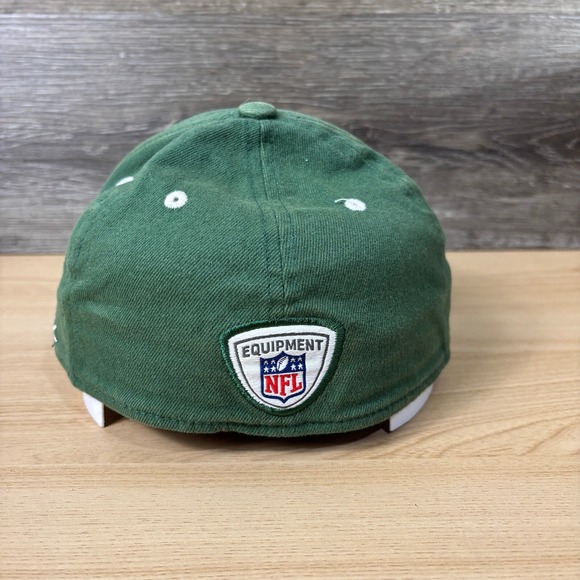 Green Bay Packers Hat Cap Fitted L/XL Green On Field Reebok - Picture 6 of 10